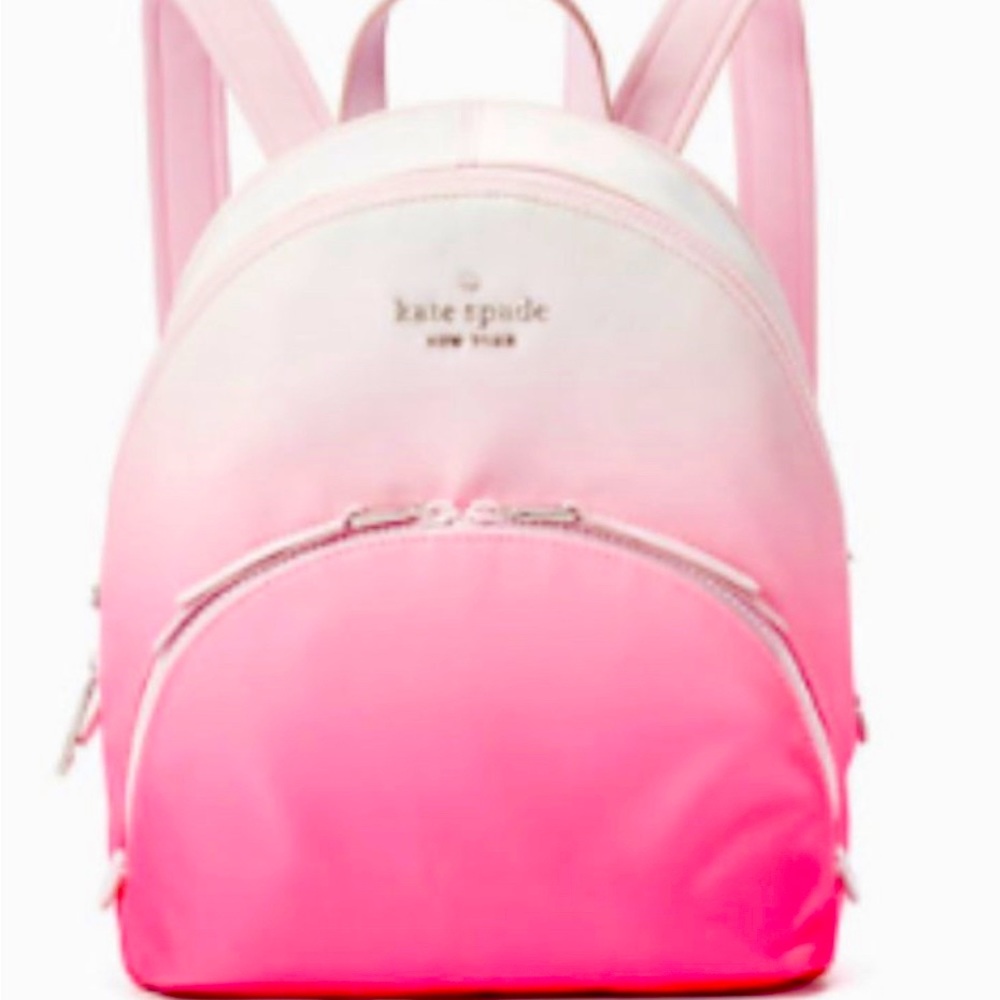 Ombré pink nylon Kate Spade backpack